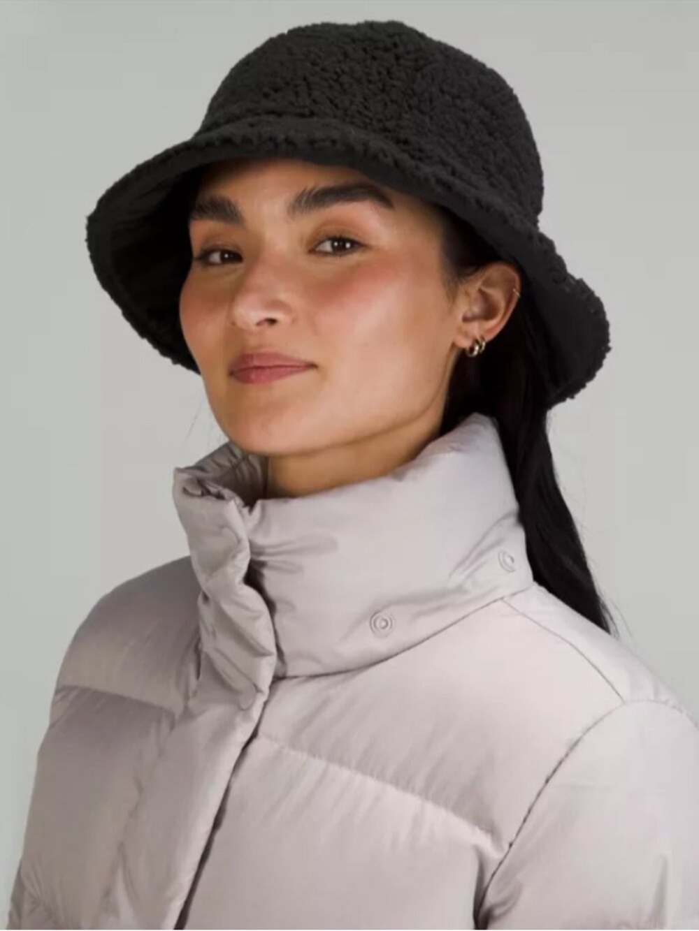 Black Fleece Bucket Hat